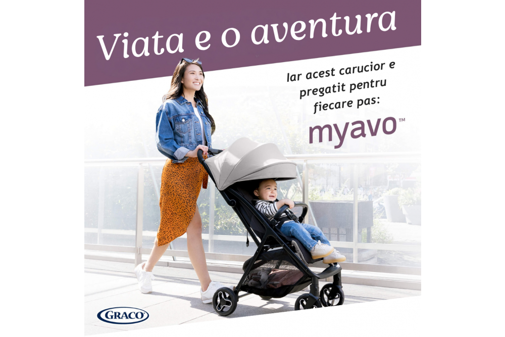 Graco Myavo: caruciorul sport usor care simplifica fiecare iesire