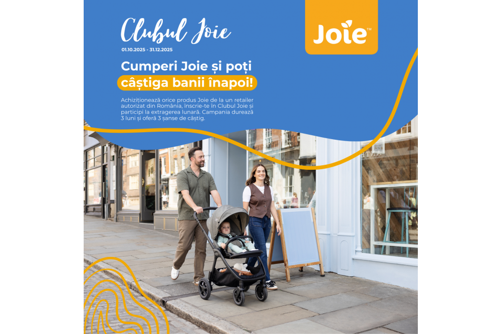 Cu Joie e simplu: cumperi ce ai nevoie si poti primi banii inapoi!