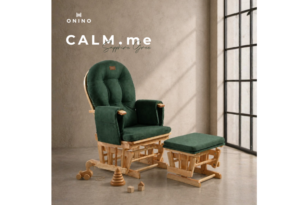 CALM.me Sapphire Green: fotoliul creat pentru momentele de liniste