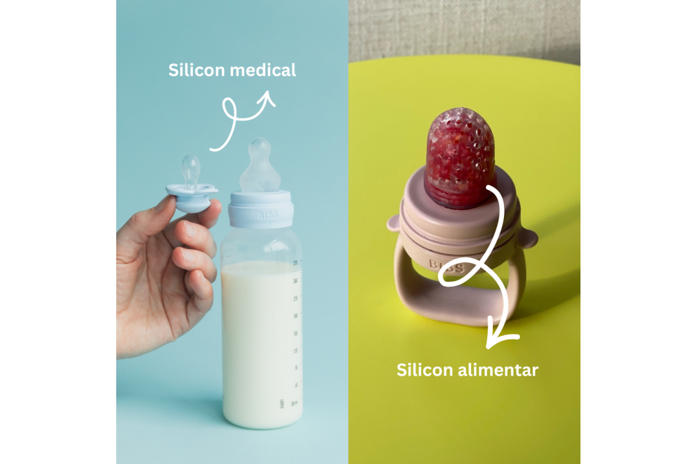 Ce trebuie sa stii despre tetina din silicon medical vs. tetina din silicon alimentar de la BIBS?