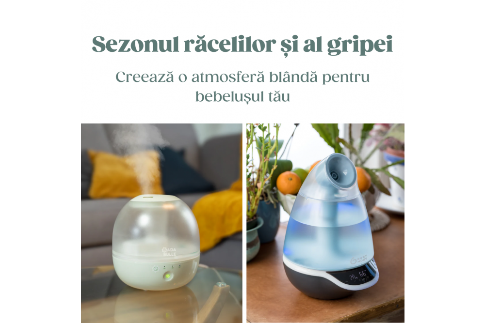 Sezonul racelilor si al gripei - cum sa creezi o atmosfera sanatoasa pentru bebelusul tau