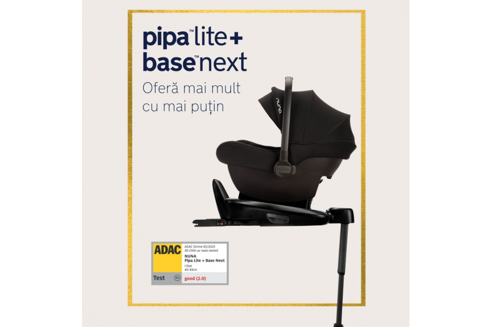 Nuna PIPA lite + baza next - rezultat de exceptie in cadrul testului ADAC, editia Mai 2025
