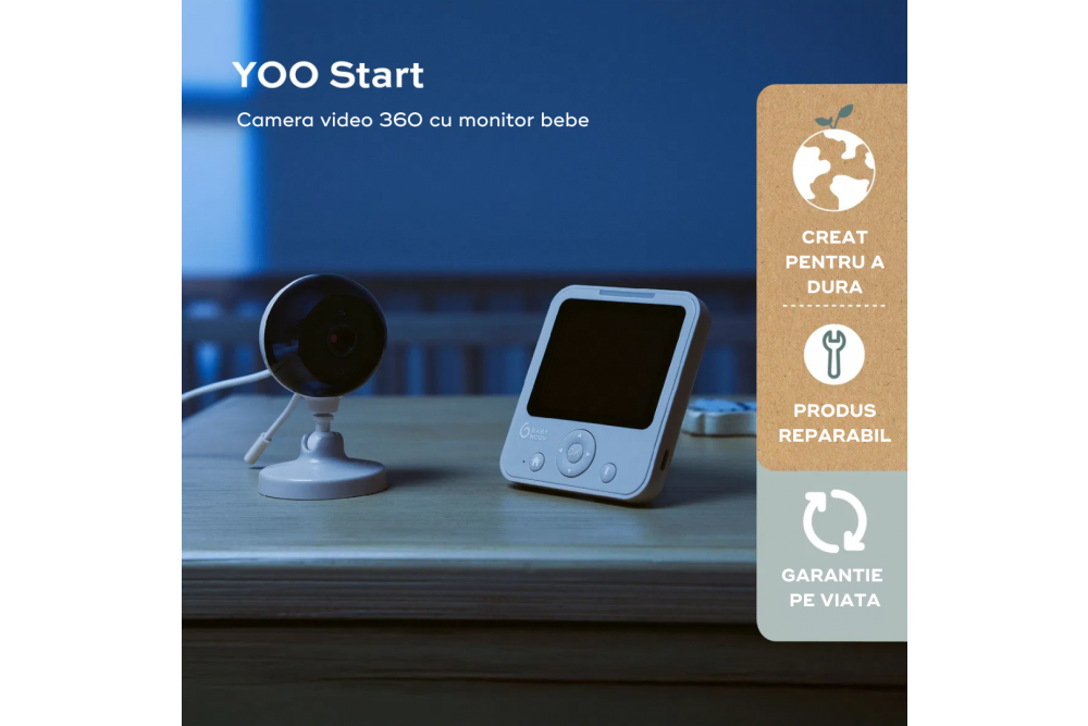 De ce merita sa investesti intr-un monitor video pentru bebelusi? Descopera Babymoov YOO Start