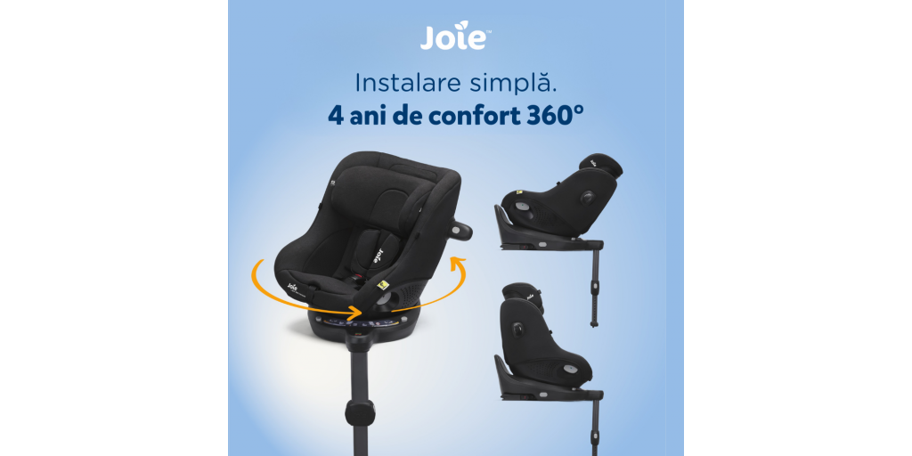 Joie i-Spin 360 Compact - protectie avansata si design ce economiseste spatiu