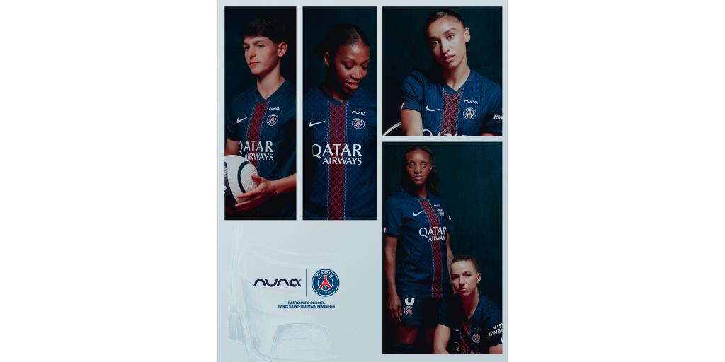 Echipa de Fotbal Feminin a echipei Paris Saint-Germain anunta pe brandul NUNA ca nou PARTENER OFICIAL