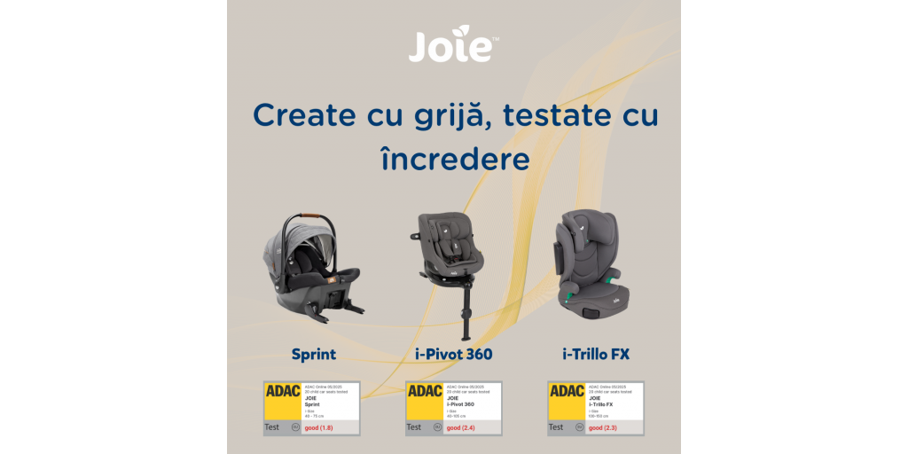 Joie obtine rezultate remarcabile in testarile ADAC primavara 2025