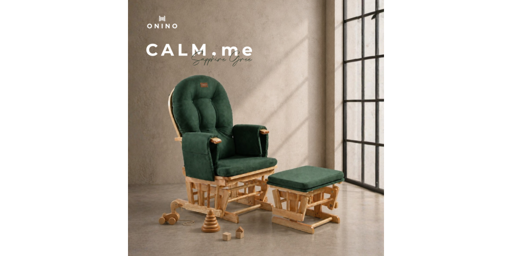 CALM.me Sapphire Green: fotoliul creat pentru momentele de liniste