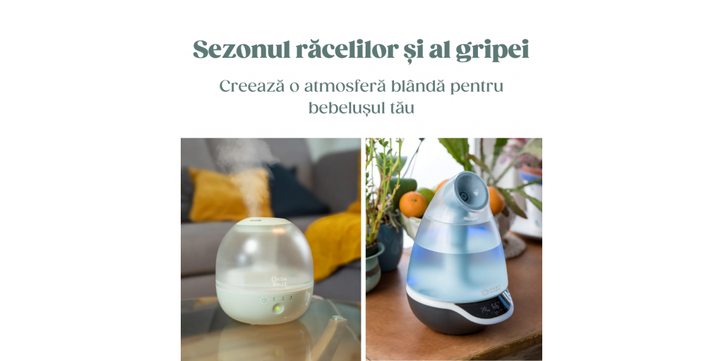 Sezonul racelilor si al gripei - cum sa creezi o atmosfera sanatoasa pentru bebelusul tau