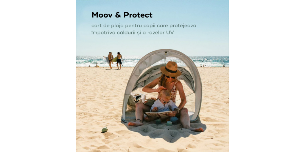 Protectia solara la copii: de ce este esentiala si cum te ajuta un cort anti-UV