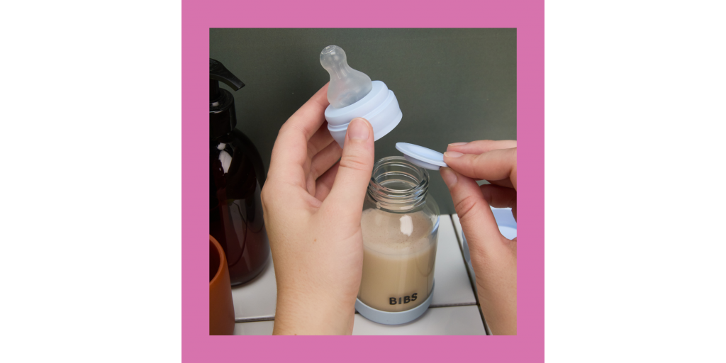 Biberonul ajutor in alaptare, cu tetina anti colici