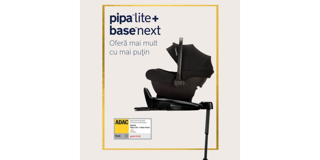 Nuna PIPA lite + baza next - rezultat de exceptie in cadrul testului ADAC, editia Mai 2025