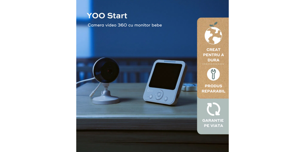 De ce merita sa investesti intr-un monitor video pentru bebelusi? Descopera Babymoov YOO Start