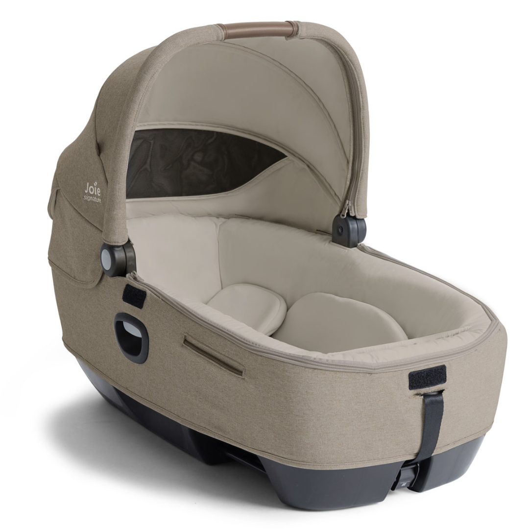 Joie - Landou auto Calmi R129 Signature Sandstone, 40-70 cm, testat ADAC si certificat R129