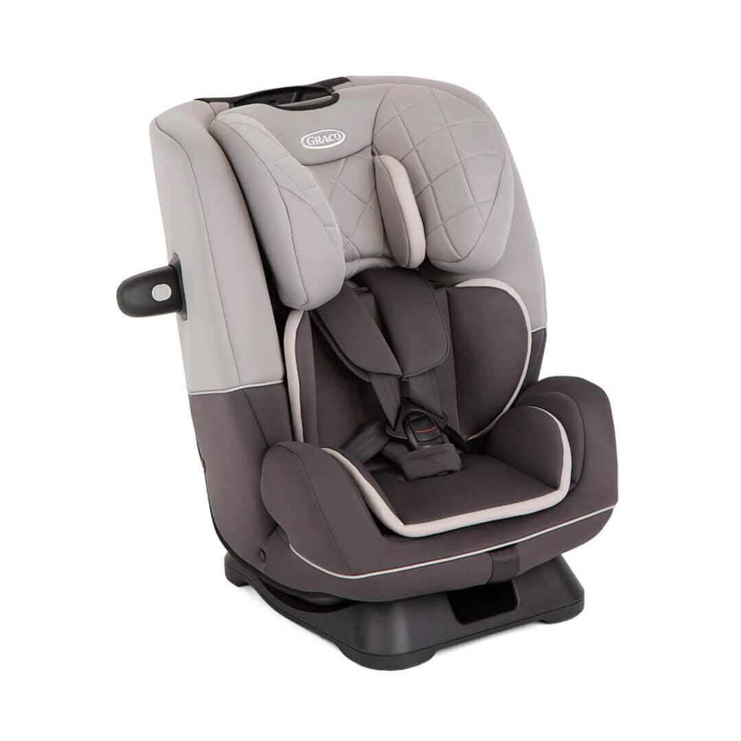 Graco - Scaun auto SlimFit Iron, 40-145 cm, certificat R129 si testat ADAC