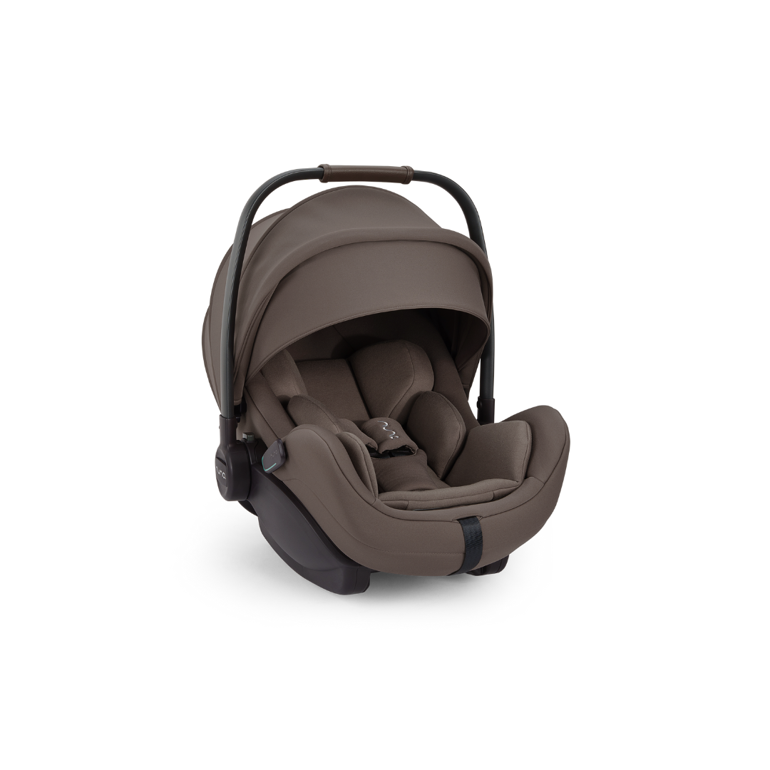 Nuna - Scoica auto cu functie de recline ARRA flex Chestnut, nastere-87 cm, testata ADAC si certificata R129