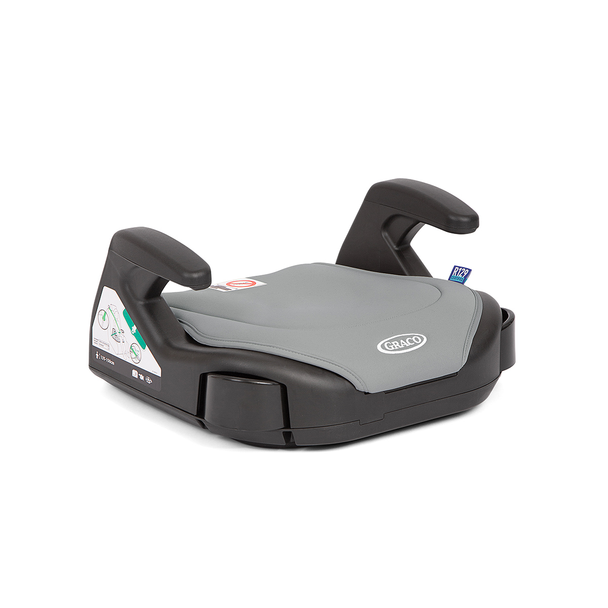 Graco - Scaun auto booster i-Size, Booster Basic Opal Sky, 135-150 cm, certificat R129