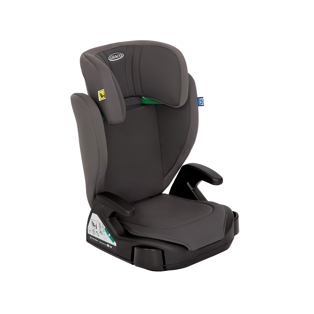 Graco - Scaun auto Junior Maxi Iron,100-150 cm, certificat R129