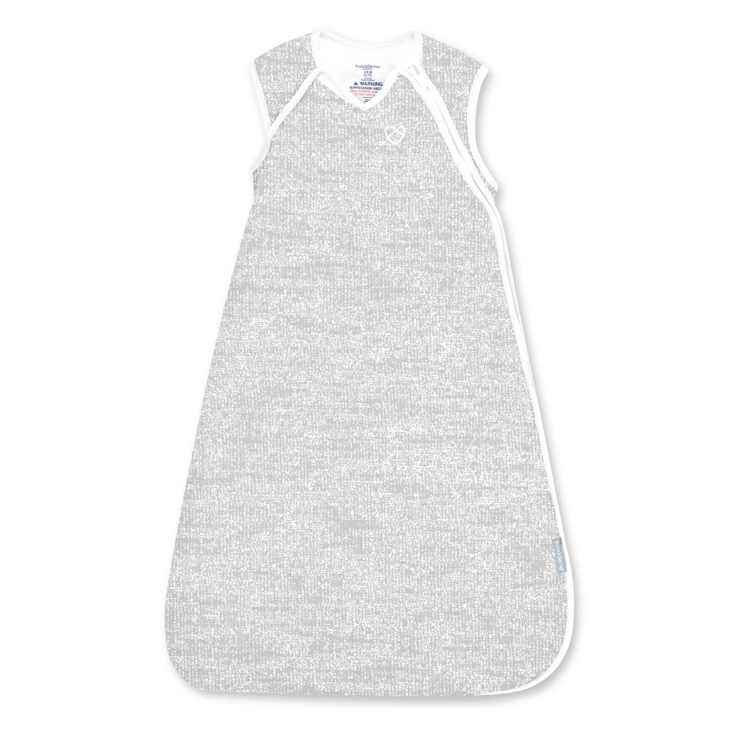 Ingenuity - Sac de dormit Swaddle Me 3-18 luni, 2.5 TOG, Night Sack Sleeper, Heather Grey