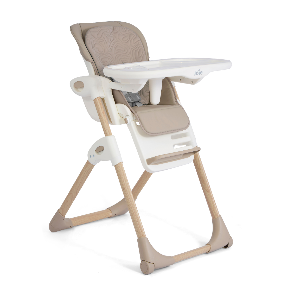Joie - Scaun de masa Mimzy Recline Strata Dune Wood, nastere - 15 kg