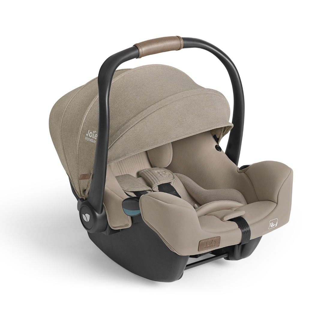 Joie - Scoica auto i-Starter cu tetiera reglabila, 40-75 cm, Sandstone, certificata R129