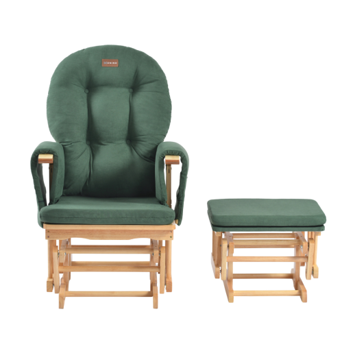 ONINO - Fotoliu reglabil pentru alaptare, cu suport de picioare inclus, CALM.me, Sapphire Green