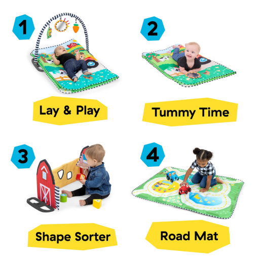 Baby Einstein - Centru de activitati Farm Explorers Busy Barnyard Grow With Me