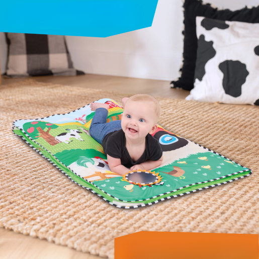 Baby Einstein - Centru de activitati Farm Explorers Busy Barnyard Grow With Me