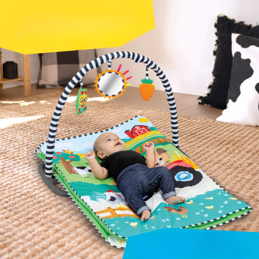 Baby Einstein - Centru de activitati Farm Explorers Busy Barnyard Grow With Me