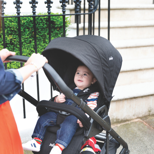 Joie - Carucior pentru copii multifunctional 3 in 1 Chrome DLX Toffee (Carucior Chrome DLX + Landou Toffee + Scoica i-Snug Toffee)