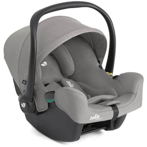 Joie - Scoica auto i-Snug 2 cu tetiera reglabila, 40-75 cm, Quartz, testata ADAC si certificata R129
