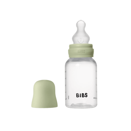 BIBS - Set complet biberon anticolici PP fara BPA, 150 ml, Silicon, Sage