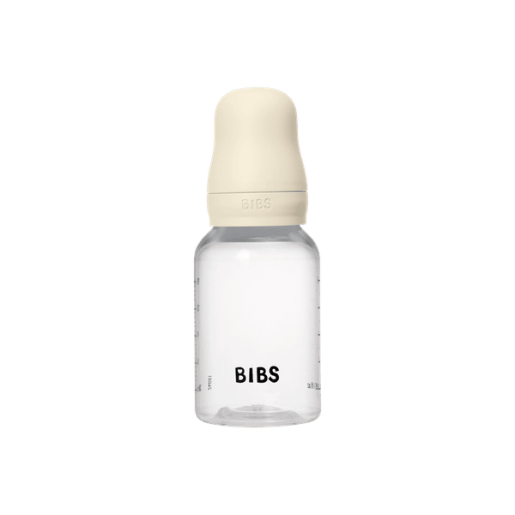 BIBS - Set complet biberon anticolici PP fara BPA, 150 ml, Latex, Ivory