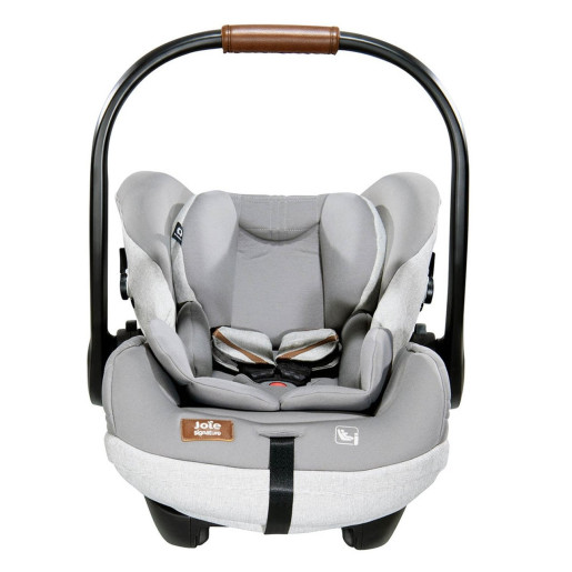 Joie - Scoica auto inclinabila i-Size i-Level Oyster, colectia Signature, nastere-85 cm, testata ADAC