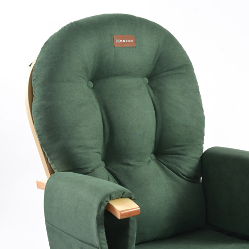 ONINO - Fotoliu reglabil pentru alaptare, cu suport de picioare inclus, CALM.me, Sapphire Green