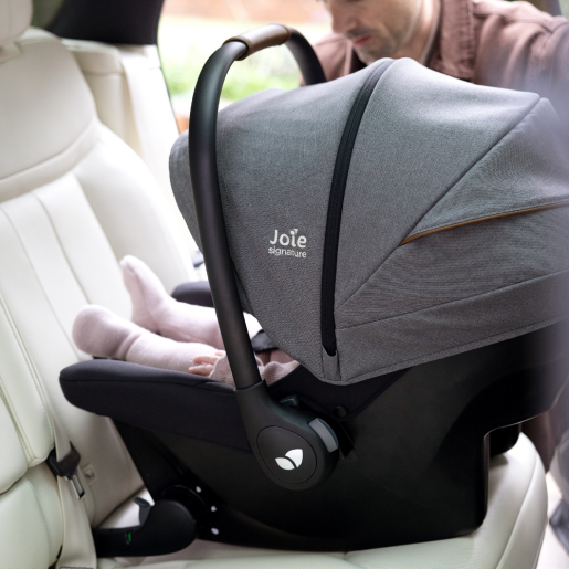 Joie - Scoica auto cu ISOFIX integrat Sprint Signature Carbon, nastere - 75 cm, testata inclusiv la impact lateral, conform ECE R129