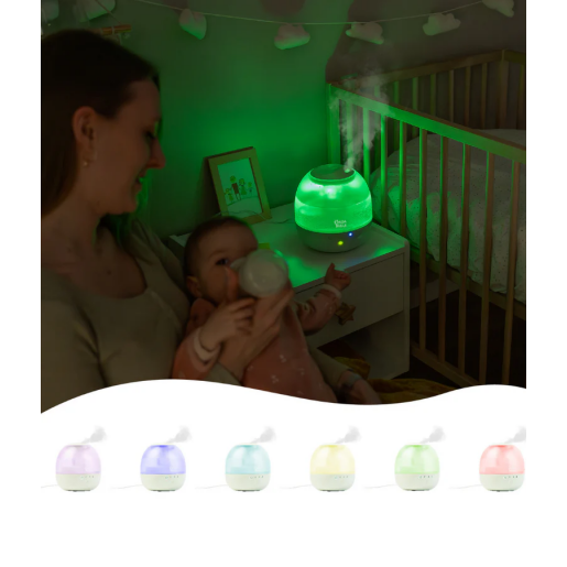 Badabulle - Umidificator si lampa de Veghe Bubble