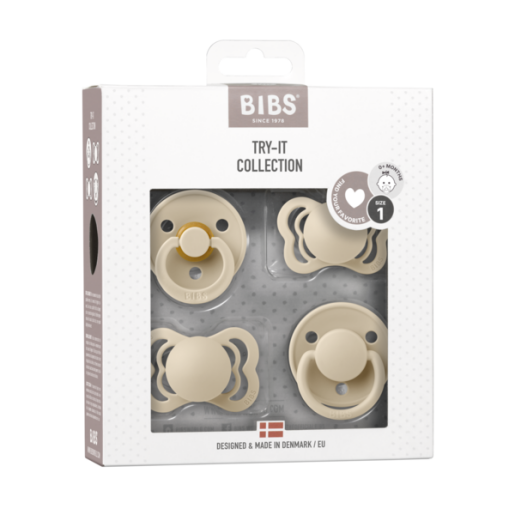BIBS - Set 4 suzete Try-it collection 0 luni +