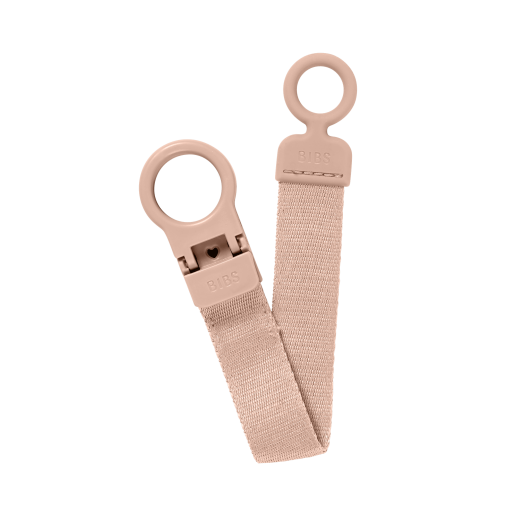 BIBS - Lantisor clip Loop pentru suzeta, Blush