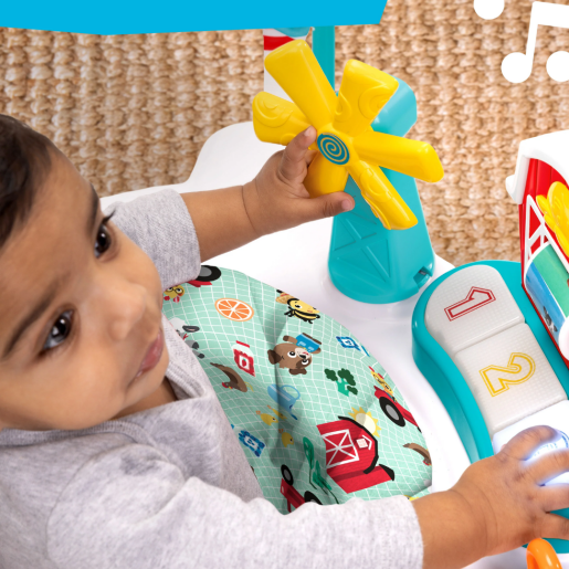 Baby Einstein - Centru de activitati jumper Farm Explorers Jump & Learn Barnyard
