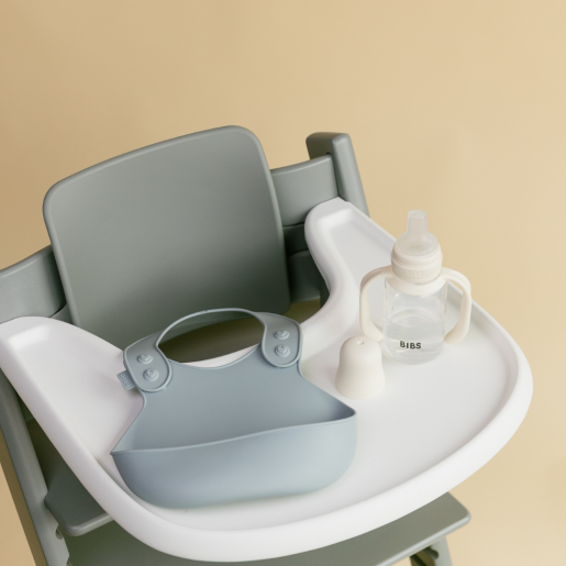 BIBS - Set biberon tip Sippy Cup PP 150 ml cu cioc din silicon și sistem antipicurare, Sage