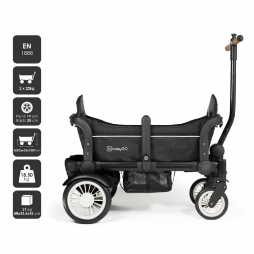 BabyGo - Carucior de transport tip vagon Cozy Rider 