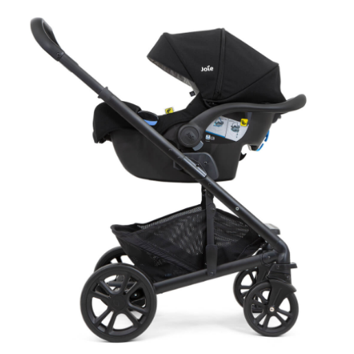 Joie - Carucior pentru copii multifunctional 3 in 1 Aeria Signature Eclipse (Carucior Aeria Eclipse+ Landou Ramble Eclipse+ scoica i-Gemm Eclipse)