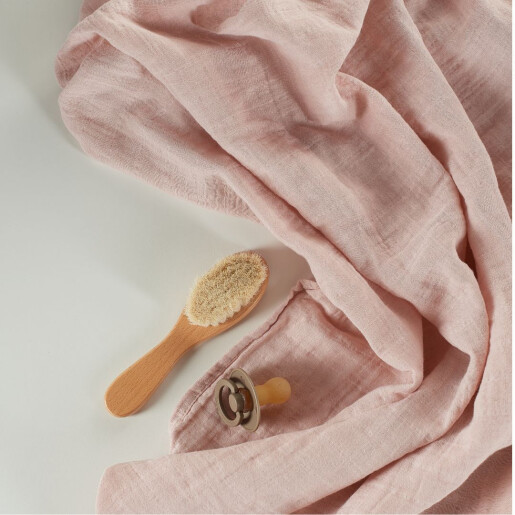 ONINO - Muselina multifunctionala din bumbac 100% organic, HUG.me, Warm Peach, x1 bucata, 120 x 120 cm, certificata GOTS