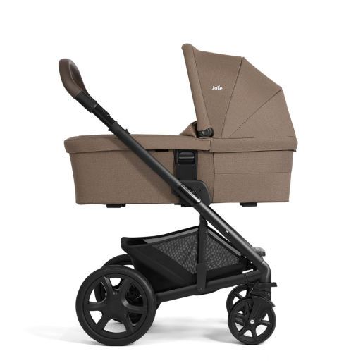 Joie - Carucior pentru copii multifunctional 3 in 1 Chrome DLX Toffee (Carucior Chrome DLX + Landou Toffee + Scoica i-Snug Toffee)