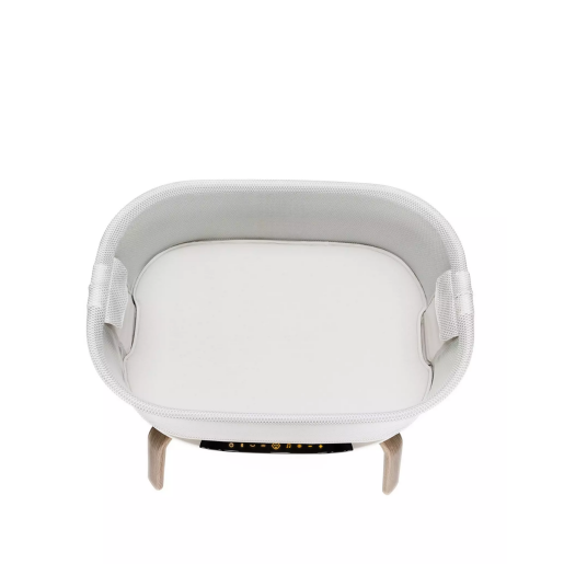 Graco - Patut co-sleeper Eluma Nest Luna cu leganare automata si sistem inteligent de detectare a plansului