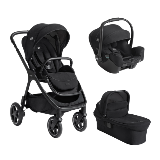 Joie - Carucior pentru copii multifunctional 3 in 1 Finiti Signature Eclipse (Carucior Finiti + Landou Ramble XL + scoica i-Starter)