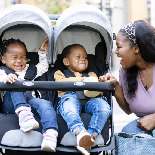 Graco - Carucior de gemeni DuoRider Steeple Gray