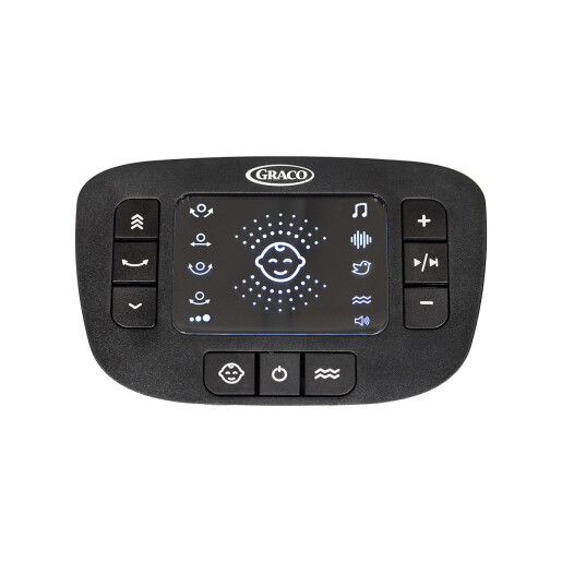 Graco - Leagan electric Eluma Sway cu tehnologie inteligenta de detectare a plansului, pentru bebelusi, alb Rori