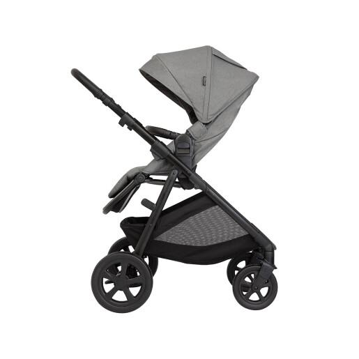 Graco - Carucior pentru copii multifunctional 3 in 1 Near2Me DLX Ash (Carucior Near2Me DLX + Landou Near2Me DLX + Scoica SnugLite)
