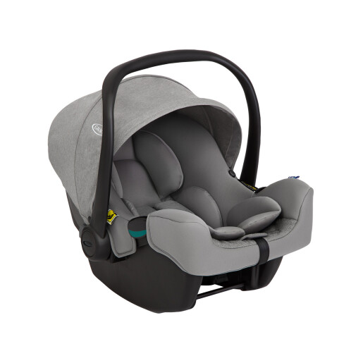 Graco - Carucior pentru copii multifunctional 3 in 1 Near2Me DLX Ash (Carucior Near2Me DLX + Landou Near2Me DLX + Scoica SnugLite)